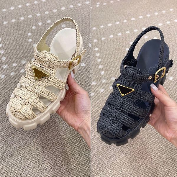 luxury designer ladies sandals roman sandals shoes shoes triangle logo woven thick bottom casual shoes summer classic fashion outdoor formal, Black
luxury designer ladies sandals roman sandals shoes shoes triangle logo woven thick bottom casual shoes summer classic fashion outdoor formal, Black