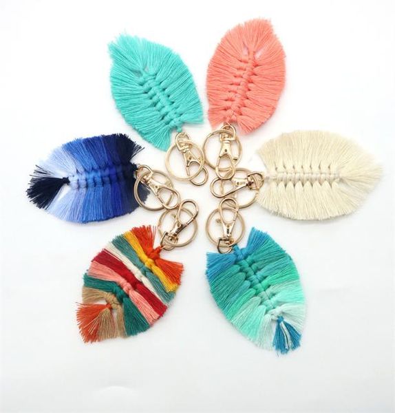 leaf weaving rainbow keychains for women boho handmade key holder keyring macrame bag charm car hanging jewelry4245238, Silver
leaf weaving rainbow keychains for women boho handmade key holder keyring macrame bag charm car hanging jewelry4245238, Silver