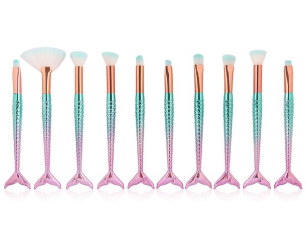 professional 10 pcsset mermaid makeup brushes set foundation blending eyeshadow contour concealer blush cosmetic makeup tool8383149
professional 10 pcsset mermaid makeup brushes set foundation blending eyeshadow contour concealer blush cosmetic makeup tool8383149