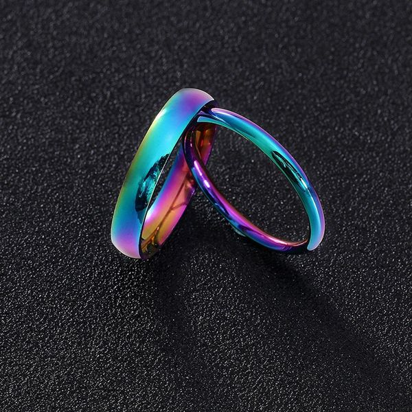 12pcs fashion plain noodles titanium steel couple rings stainless steel colorful smooth face ring, Silver
12pcs fashion plain noodles titanium steel couple rings stainless steel colorful smooth face ring, Silver