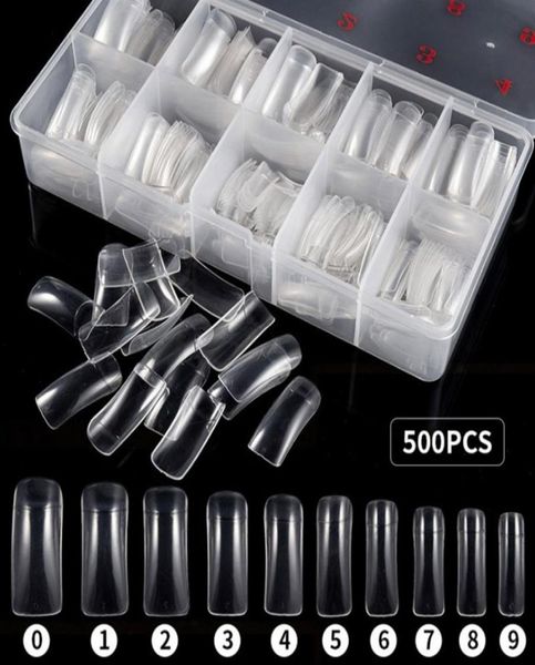 500pcsbox natural clear false acrylic nail tips fullhalf cover tips french sharp coffin ballerina fake nails uv gel manicure too5664888, Red;gold
500pcsbox natural clear false acrylic nail tips fullhalf cover tips french sharp coffin ballerina fake nails uv gel manicure too5664888, Red;gold