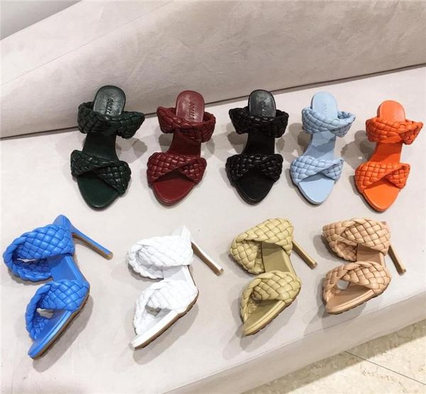 desinger slides mules women 9cm high heels fetish summer sandals leather weave slippers prom wedding stripper shoes9951744, Black
desinger slides mules women 9cm high heels fetish summer sandals leather weave slippers prom wedding stripper shoes9951744, Black