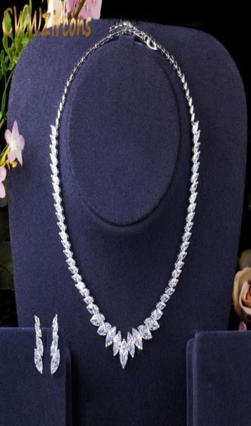 cwwzircons marquise cut cz cubic zirconia wedding choker necklace and earrings bridal prom dress jewelry sets t398 2103956205, Slivery;golden
cwwzircons marquise cut cz cubic zirconia wedding choker necklace and earrings bridal prom dress jewelry sets t398 2103956205, Slivery;golden