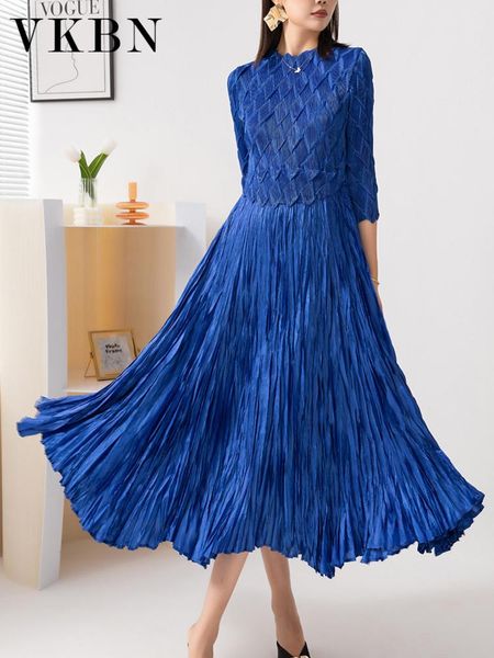 dresses vkbn summer dress women casual oneck folds fabric design heavy industry eming evening dresses elegant vestidos de fiesta, Black;gray
dresses vkbn summer dress women casual oneck folds fabric design heavy industry eming evening dresses elegant vestidos de fiesta, Black;gray