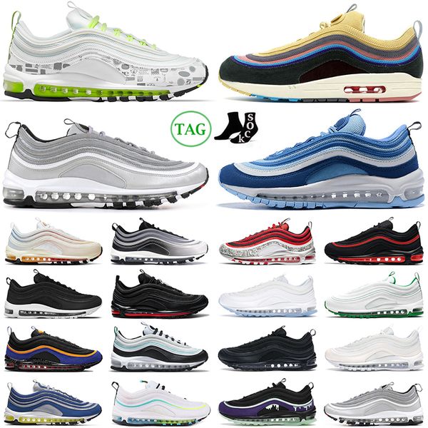 97 running shoes triple black white 97s sean wotherspoon silver bullet bred jesus satan concord volt reflective men women outdoor sports tra
97 running shoes triple black white 97s sean wotherspoon silver bullet bred jesus satan concord volt reflective men women outdoor sports tra