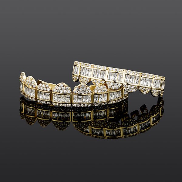 hip hop full zircon braces dental teeth grillz gold silver grills teeth set fashion jewelry eight 8 tooth six 6 bottom rap halloween jewelry, Black
hip hop full zircon braces dental teeth grillz gold silver grills teeth set fashion jewelry eight 8 tooth six 6 bottom rap halloween jewelry, Black