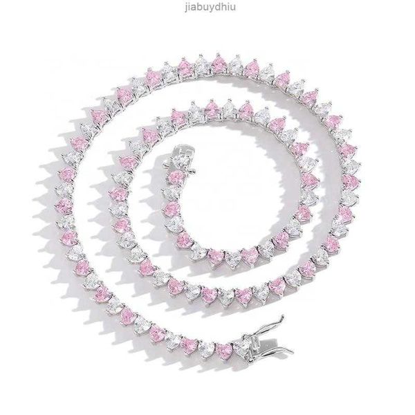 sell hip hop three claws 4mm tennis chain necklace pink zircon heart choker, Silver
sell hip hop three claws 4mm tennis chain necklace pink zircon heart choker, Silver