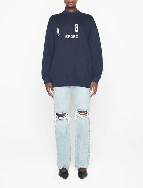 23ss anine bing designer sweatshirt fashion classic letter hand embroidery inside fleece loose crew neck pullover jumper sweater, Black
23ss anine bing designer sweatshirt fashion classic letter hand embroidery inside fleece loose crew neck pullover jumper sweater, Black