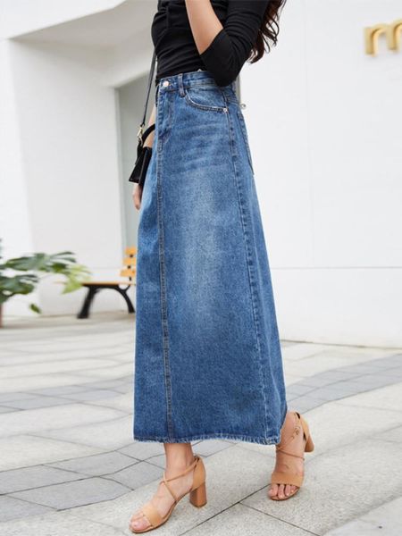 dresses denim skirt long women blue solid aline skirts fashion lady streetwear casual pocket high waist jeans skirt office maxi skirt, Black;gray
dresses denim skirt long women blue solid aline skirts fashion lady streetwear casual pocket high waist jeans skirt office maxi skirt, Black;gray