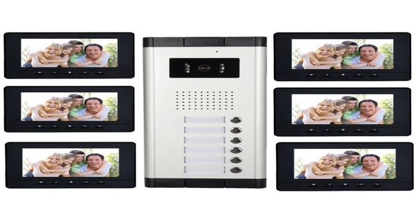 7quot monitor 6 units apartment intercom system video door phone for 6 household2307667
7quot monitor 6 units apartment intercom system video door phone for 6 household2307667