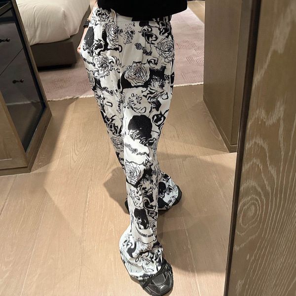 designer 2023 high waist loose wide leg pants for women summer flower print pants ladies long trousers 3 colour, Black;white
designer 2023 high waist loose wide leg pants for women summer flower print pants ladies long trousers 3 colour, Black;white