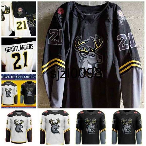 sj98 ceo2021 iowa heartlanders echl ice hockey jersey custom any number and name womens youth alll stitched embroidery, Black
sj98 ceo2021 iowa heartlanders echl ice hockey jersey custom any number and name womens youth alll stitched embroidery, Black