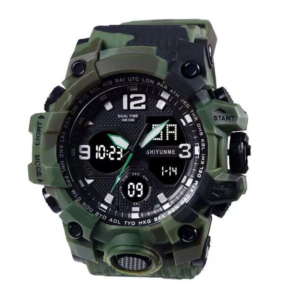 new camouflage special forces watch men's army outdoor seal waterproof electronic army green tactical wolf warrior, Silver
new camouflage special forces watch men's army outdoor seal waterproof electronic army green tactical wolf warrior, Silver
