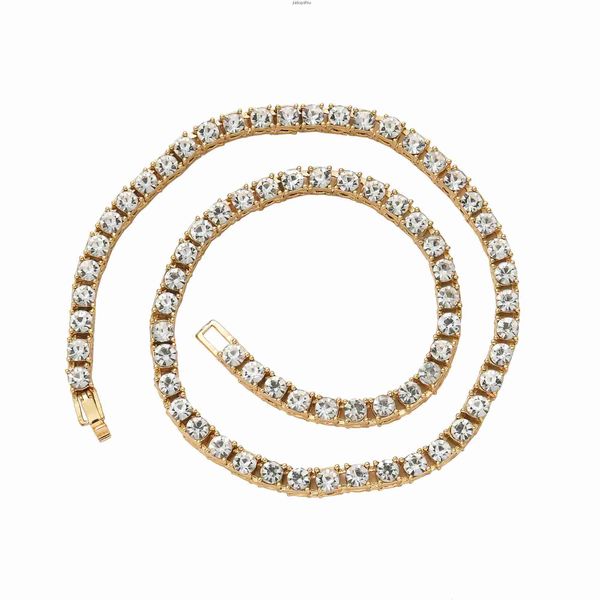 men's hip hop gold color 5mm rhinestone alloy tennis link charm punk jewelry fashion necklace choker long chain, Silver
men's hip hop gold color 5mm rhinestone alloy tennis link charm punk jewelry fashion necklace choker long chain, Silver