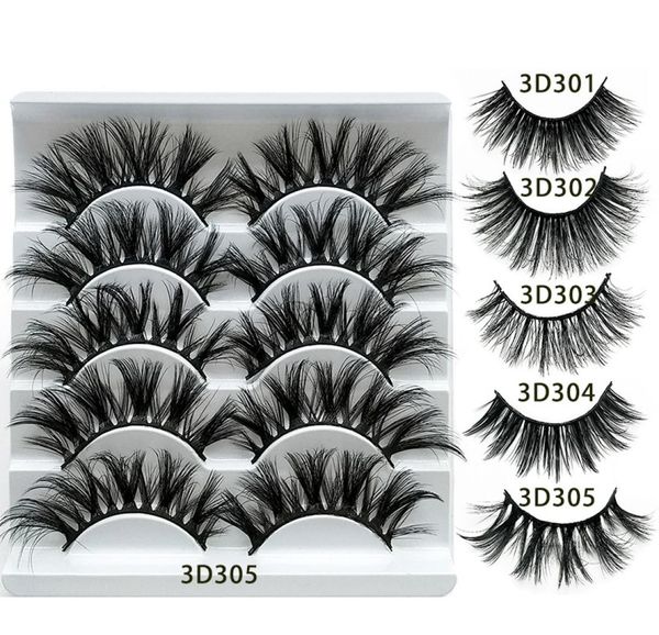 5 pairs 3d mink lashes bulk faux thick natural eyelashes makeup handmade full strip false eyelashes2355214
5 pairs 3d mink lashes bulk faux thick natural eyelashes makeup handmade full strip false eyelashes2355214