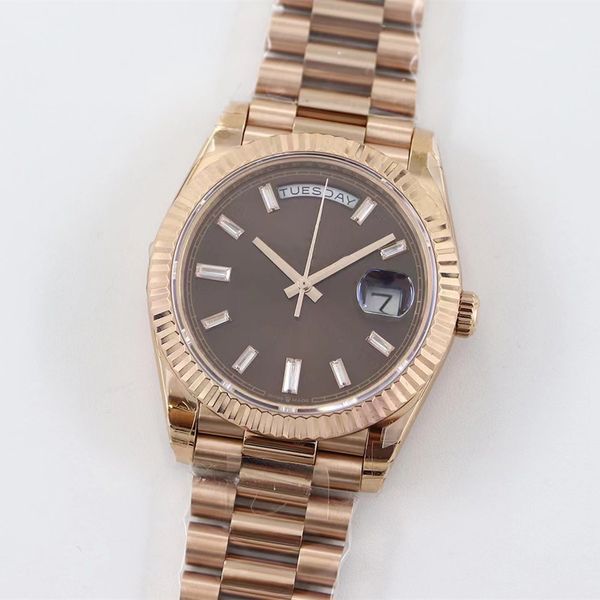 with original box men's watch datejust diamonds dail presidential watches day-date rose gold 41mm sapphire stainless steel bezel mechan, Slivery;brown
with original box men's watch datejust diamonds dail presidential watches day-date rose gold 41mm sapphire stainless steel bezel mechan, Slivery;brown