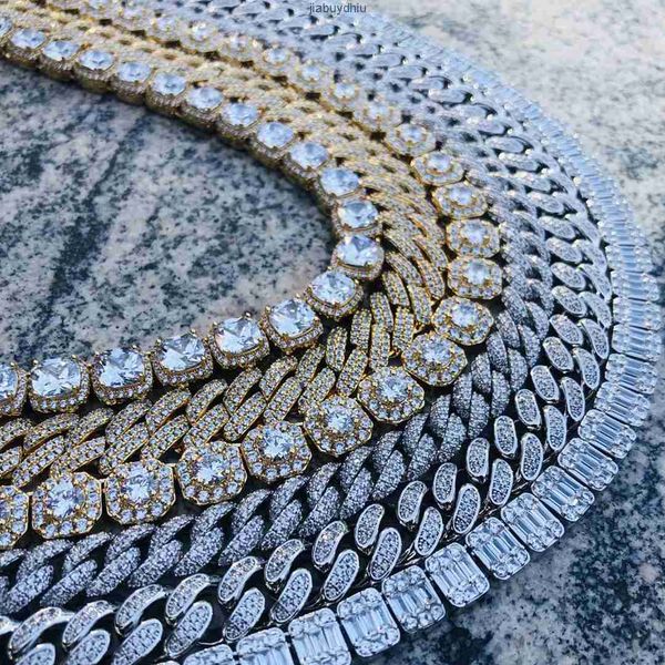 12mm iced out prong chain men miami cuban choker necklace hip hop jewelry diamond, Silver
12mm iced out prong chain men miami cuban choker necklace hip hop jewelry diamond, Silver