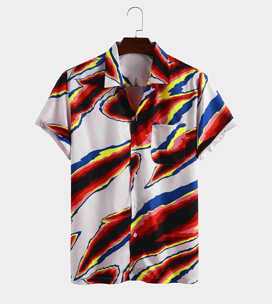 colorful custom high abstract print quality men's hawaiian shirts short sleeve button up shirt men vwcs, White;black
colorful custom high abstract print quality men's hawaiian shirts short sleeve button up shirt men vwcs, White;black