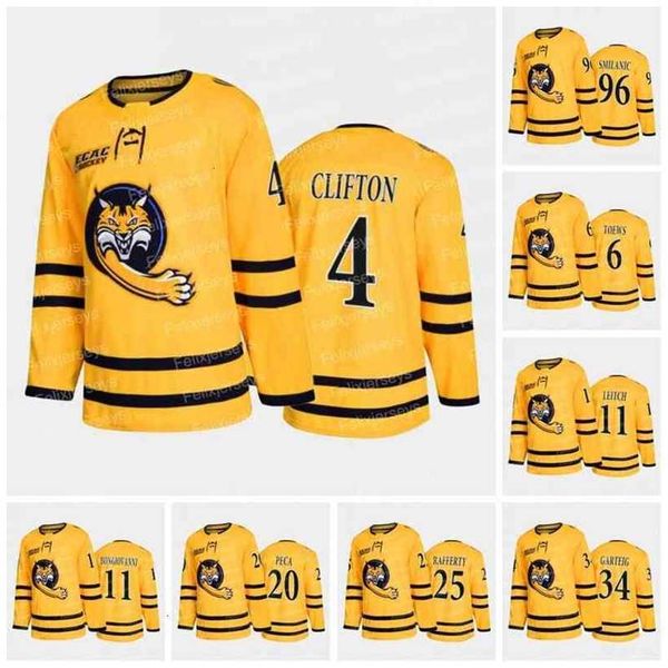 c2604 thr quinnipiac bobcats college hockey jersey 96 ty smilanic 4 connor clifton 11 bryan leitch 1 yaniv perets 6 devon toews 20 matthew p, Black
c2604 thr quinnipiac bobcats college hockey jersey 96 ty smilanic 4 connor clifton 11 bryan leitch 1 yaniv perets 6 devon toews 20 matthew p, Black