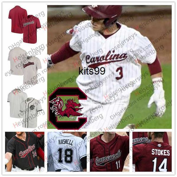 custom ncaa gamecocks #2 noah campbell 3 brady allen 5 tj hopkins 11 andrew eyster 41 cole ganopulos white red black baseball jersey, Blue;black
custom ncaa gamecocks #2 noah campbell 3 brady allen 5 tj hopkins 11 andrew eyster 41 cole ganopulos white red black baseball jersey, Blue;black