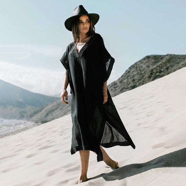 outer loose beach sun protection bikini swimwear outer blousebohk, Black;gray
outer loose beach sun protection bikini swimwear outer blousebohk, Black;gray