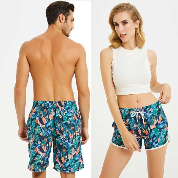 couple quick drying men's surfing shorts anti embarrassment large size underpants swimming trunks, White;black
couple quick drying men's surfing shorts anti embarrassment large size underpants swimming trunks, White;black
