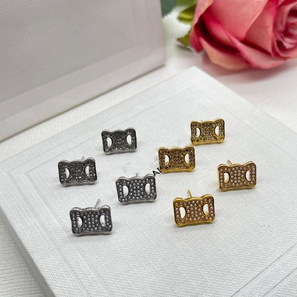 s925 sterling silver sweet designer stud earrings for women luxury brand letters cute engagement ear rings earring jewelry, Golden;silver
s925 sterling silver sweet designer stud earrings for women luxury brand letters cute engagement ear rings earring jewelry, Golden;silver
