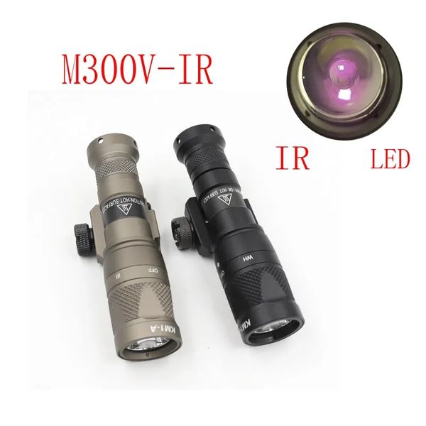 tactical airsoft m300v ir light ir & led white scout flashlight remote pressure switch for hunting picatinny rail-bk
tactical airsoft m300v ir light ir & led white scout flashlight remote pressure switch for hunting picatinny rail-bk
