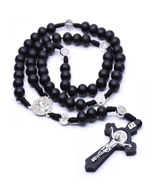 wooden bead rosary necklace cross prayer jesus necklaces for women men classic religious wood pendants jewelry accessories kimter6539914, Silver
wooden bead rosary necklace cross prayer jesus necklaces for women men classic religious wood pendants jewelry accessories kimter6539914, Silver