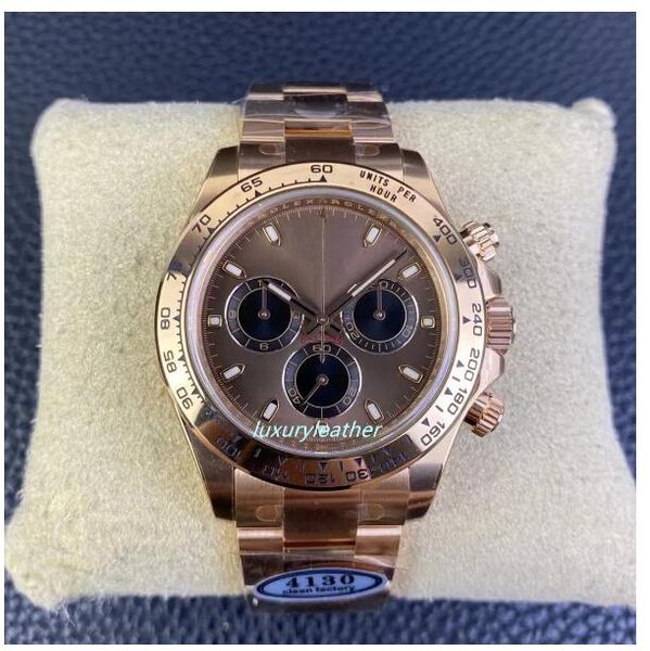 clean factory wrist watch cal.4130 movement diameter 40mm thickness 12.2mm 904l sapphire glass luminous waterproof stainless steel tape rubb, Slivery;brown
clean factory wrist watch cal.4130 movement diameter 40mm thickness 12.2mm 904l sapphire glass luminous waterproof stainless steel tape rubb, Slivery;brown