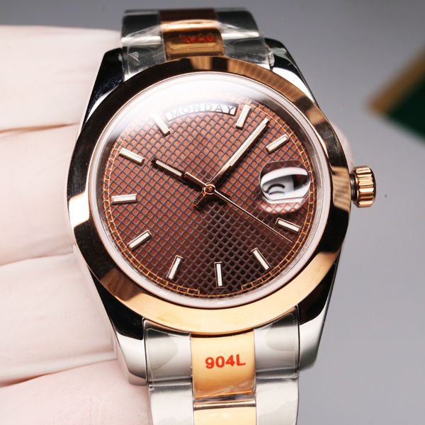 men's watch luxury designer watch 41mm dial automatic mechanical ceramic fashion classic stainless steel waterproof sapphire quartz wat, Slivery;brown
men's watch luxury designer watch 41mm dial automatic mechanical ceramic fashion classic stainless steel waterproof sapphire quartz wat, Slivery;brown