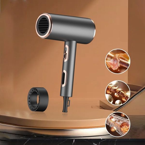Professional Hair Dryers High Power Anti-static Negative Ion Blow Dryer with Air Collecting Scattering 230603, Black
Professional Hair Dryers High Power Anti-static Negative Ion Blow Dryer with Air Collecting Scattering 230603, Black