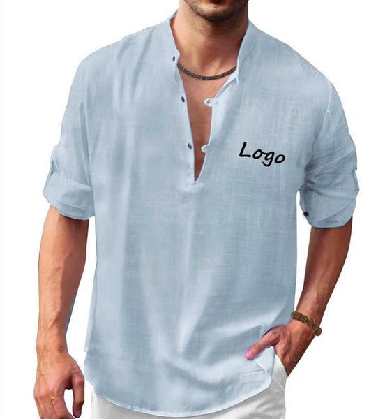 wholesale mens cotton linen lh shirts custom embroidery print casual shirts plus size shirts for men's tshirts kqi, White;black
wholesale mens cotton linen lh shirts custom embroidery print casual shirts plus size shirts for men's tshirts kqi, White;black