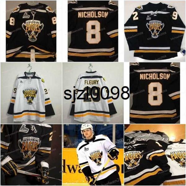 sj98 2009-pres chl qmjhl cape breton screaming eagles 8 nicholson 29 marc-andre fleury home 4 david victor customize jerseys white black
sj98 2009-pres chl qmjhl cape breton screaming eagles 8 nicholson 29 marc-andre fleury home 4 david victor customize jerseys white black