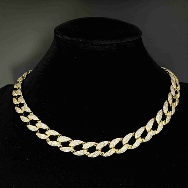 cuban link chain 925 sterling silver 18k gold plated vvs color d white moissanite chain necklace
cuban link chain 925 sterling silver 18k gold plated vvs color d white moissanite chain necklace