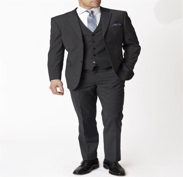 groom tuxedos groomsmen notch lapel custom made black stripe men suits weddingpromdinner man blazer jacketpantsvesttie9440088, Black;gray
groom tuxedos groomsmen notch lapel custom made black stripe men suits weddingpromdinner man blazer jacketpantsvesttie9440088, Black;gray