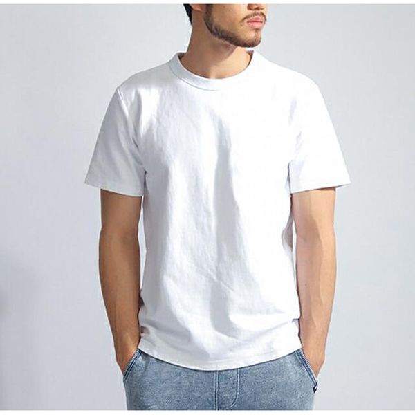 men's summer pure cotton t-shirt black white grey t shirt short sleeve loose apparel, White;black
men's summer pure cotton t-shirt black white grey t shirt short sleeve loose apparel, White;black