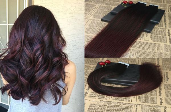 highlights real remy human hair tape on hair extensions ombre 1b99j balayage invisible skin weft tape in extensions 100g40pcs2975144, Black
highlights real remy human hair tape on hair extensions ombre 1b99j balayage invisible skin weft tape in extensions 100g40pcs2975144, Black