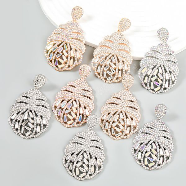 metal rhinestone geometry dangle earrings bridal engagement party charming jewelry women's creative accessories, Silver
metal rhinestone geometry dangle earrings bridal engagement party charming jewelry women's creative accessories, Silver