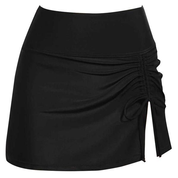 swiming skirt women high waist side split drawstring with built-in bikini bottoms summer sport pool beach swimwear, Black
swiming skirt women high waist side split drawstring with built-in bikini bottoms summer sport pool beach swimwear, Black