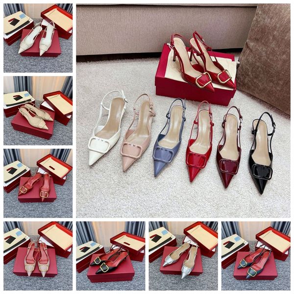 designer high heel sandals women pointed shoes metal buckle 4cm 6cm 8cm 10cm genuine leather shallow back strap black matte women's san
designer high heel sandals women pointed shoes metal buckle 4cm 6cm 8cm 10cm genuine leather shallow back strap black matte women's san