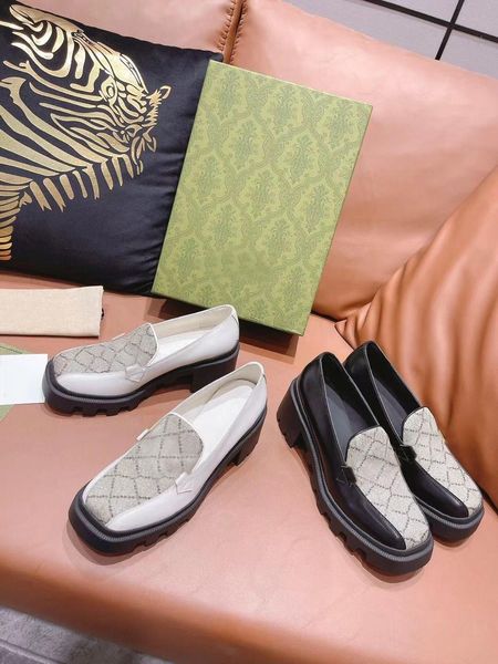 classic dress shoes designer leather letter thick heel high heels 100% cowhide metal button platform women shoe square high-heeled boat shoe, Black
classic dress shoes designer leather letter thick heel high heels 100% cowhide metal button platform women shoe square high-heeled boat shoe, Black