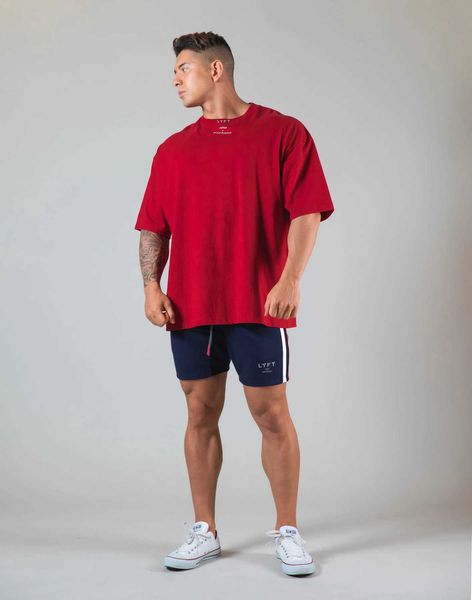 men's gym bodybuilding fitness loose casual men's oversized tshirt basic wed, White;black
men's gym bodybuilding fitness loose casual men's oversized tshirt basic wed, White;black