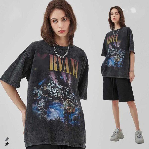 men's wear 2023 spring summer fashion brand t-shirt nirva band digital direct spray printing short sleeve men, White;black
men's wear 2023 spring summer fashion brand t-shirt nirva band digital direct spray printing short sleeve men, White;black
