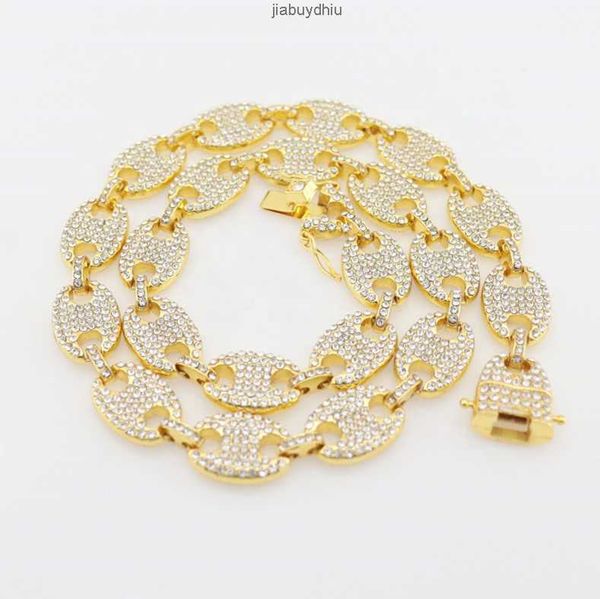 hip hop iced out alloy with bling rhinestones rapper cuban link chain necklaces, Silver
hip hop iced out alloy with bling rhinestones rapper cuban link chain necklaces, Silver