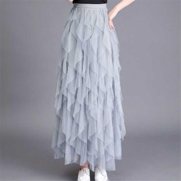 dresses 2022 korean fashion female elastic high waist tulle mesh irregular tutu skirt spring autumn summer women party long midi skirt, Black;gray
dresses 2022 korean fashion female elastic high waist tulle mesh irregular tutu skirt spring autumn summer women party long midi skirt, Black;gray