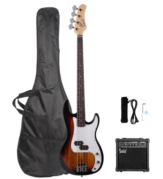 new professional electric bass guitar basswood 4 strings with 20w bass amp sunset from usa9135167
new professional electric bass guitar basswood 4 strings with 20w bass amp sunset from usa9135167