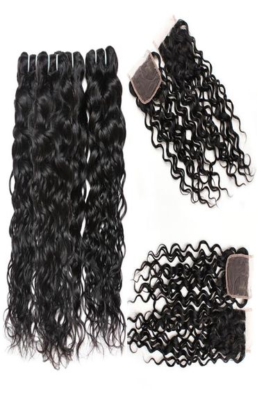 brazilian human hair 4 bundles with closure 8a brazilian water wave with 4x4 lace closure wet and wavy human hair weave2973554, Black
brazilian human hair 4 bundles with closure 8a brazilian water wave with 4x4 lace closure wet and wavy human hair weave2973554, Black