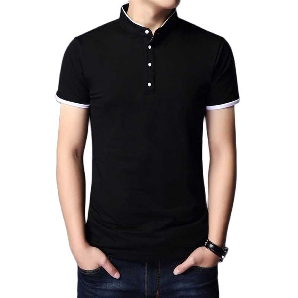 pullover t shirts fashion summer men tshirt stand collar 4 buttons big size short sleeve casual slim t-shrit male, White;black
pullover t shirts fashion summer men tshirt stand collar 4 buttons big size short sleeve casual slim t-shrit male, White;black