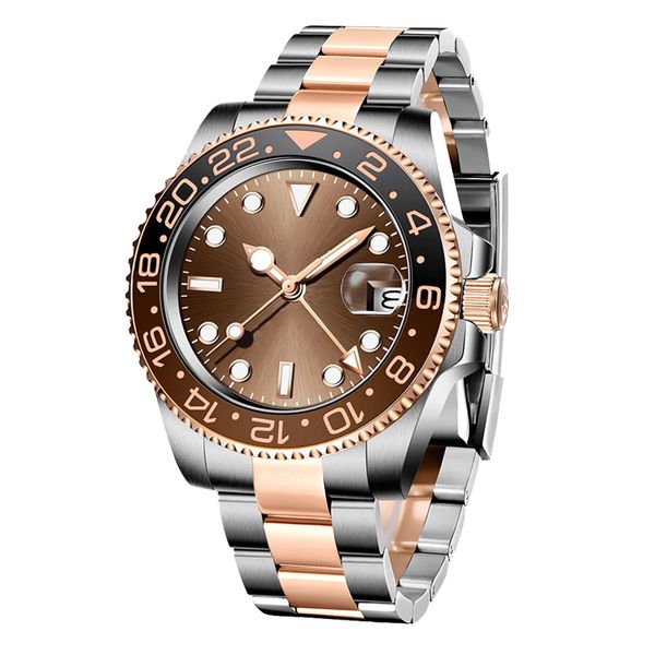 male female watches fashion luxe gift 40mm watch 904l stainless steel black ceramic sapphire glass super luminous wristwatches montre stainl, Slivery;brown
male female watches fashion luxe gift 40mm watch 904l stainless steel black ceramic sapphire glass super luminous wristwatches montre stainl, Slivery;brown